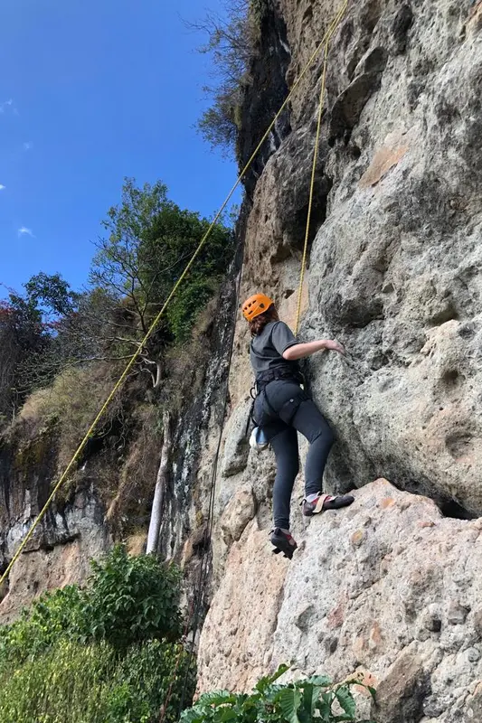 rock climbing around sipi falls