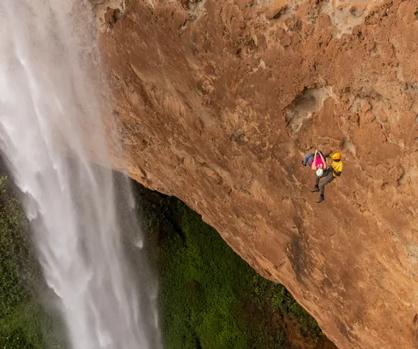 Abseiling Sipi Falls