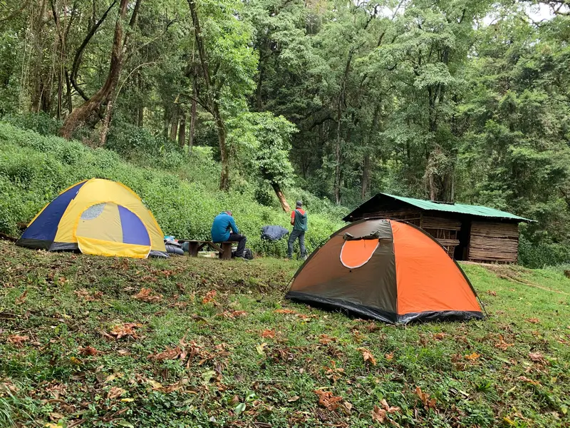Tutum Cave Camp on Mount Elgon